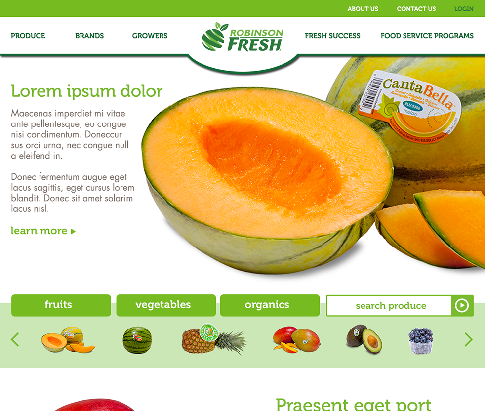 Robinson Fresh Web Version 03